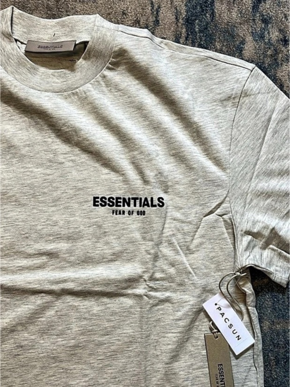 Fear of God Essentials T-Shirt Short Sleeve T-Shirt in Gray NWT